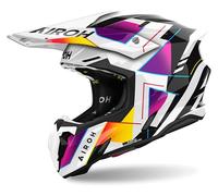 AIROH CASCO OFFROAD TWIST 3 RAINBOW GLOSS XS