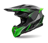 Casco Off-Road Airoh TWIST 3 SHARD Green Gloss Taglia:XXL