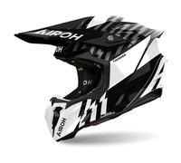 Casco Off-Road Airoh TWIST 3 THUNDER Black/White Gloss Taglia:M