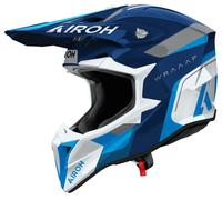 Airoh Casco Off-Road Wraaap Conquer Blu Lucido Taglia M