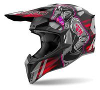Casco Off-Road Airoh WRAAAP CYBER Red Matt