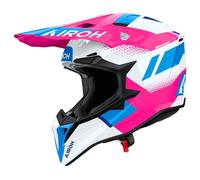 Casco Off-Road Airoh WRAAAP VISION Pink Gloss