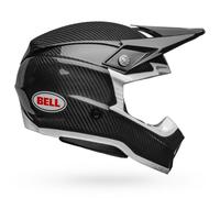 Casco MOTO-10 SPHERICAL Nero Lucido Bianco BELL - UE: M