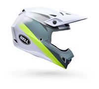 Casco Off-Road Bell MX-10 Mips Aviator White/Green Taglia:L