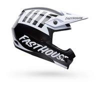 Bell MX-10 Mips Fasthouse, casco da motocross S male Nero/Bianco