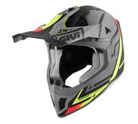 CASCO CROSS 70.1 LOGIC FIBRA GRIGIO GIALLO NERO | GIVI | H701FLGGY | MotoCharlie