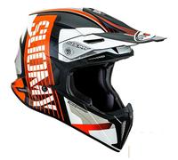 Suomy X-Wing Amped, casco a croce XS male Nero/Arancione/Bianco