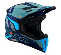 §Casco Cross Suomy X-Wing Reel Blu Fluo Opaco§