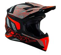 Suomy Casco da motocross X-Wing Reel Opaco Nero/Grigio/Arancione Fluo Taglia M Uomo