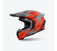 Airoh Twist 3 Dizzy, casco a croce L male Opaco Arancione Fluo/Grigio