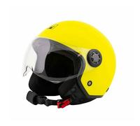 CASCO ONE LITE MATT FLUO YELLOW XS VISIERA CORTA AD OCCHIALE