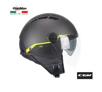 CASCO OPEN FACE CGM 116G AIR BICO GRAFITE GIALLO FLUO OPACO TG. L 116G-ALV-19D1