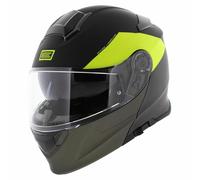 Casco Origine Delta Basic Virgin giallo nero titanio opaco - Flip modulare u...