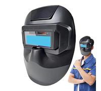 Casco oscurante automatico - Maschera per il viso per saldatura, protezione per lo schermo per la visualizzazione di colori reali, attrezzatura di sicurezza di livello professionale | di vesti