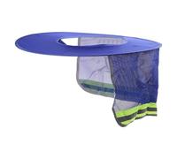 Casco parasole con protezione per il collo, tesa larga, protezione per il collo, parasole per elmetto rigido pieghevole ad alta visibilità visiera rigida accessori per