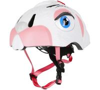 Crazy Safety Bunny, casco da bici, junior, bianco 49-55cm White