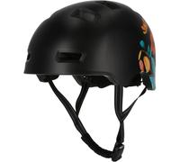 Casco per bambini Crazy Safety Rampage Flower Noir