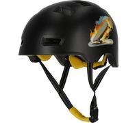 Casco per bambini Crazy Safety Rampage Skateboard Noir