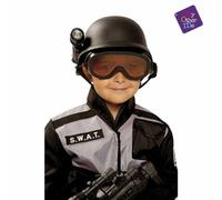 Casco per Bambini My Other Me Nero Poliziotto Swat 58 cm
