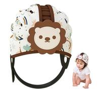 Casco per bambini per strisciando senza dossi a passeggio leggero per la protezione della testa del bambino regolabile elmetto traspirante & Cuscini morbidi Fall Back Head Protector per il bambi