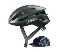 Casco per bici da corsa ABUS PowerDome ACE - con ABUS Race Cap - casco da bici leggero con sistema di ventilazione avanzato - Made in Italy - per uomo e donna
