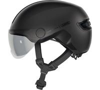 Casco per bicicletta Abus HUD-Y ACE BLACK con lampada LED ricaricabile - Nouvo
