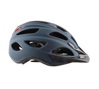 Casco per bicicletta da città per adulti Polisport Citygo blu scuro opaco tagli