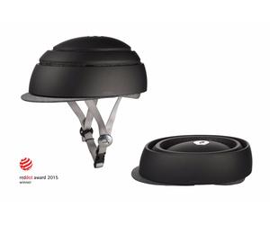 Casco per Bicicletta Pieghevole Closca Fuga Nero M 57 fino A 59 CM