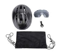 Casco per biciclette intelligenti con fotocamera anti -screenti 4K da 16 MP LENS 130 GPS Wifi Wifi Wireless GPS integrato per pattinare in bicicletta da sci grigio 54 58 cm