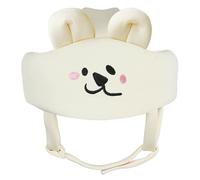 Casco per la sicurezza del bambino elmetto per bambini traspirante per strisciando a piedi da cartone animato orso antico-collisione regolabile per il bambino protettore