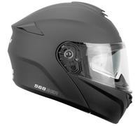 Casco per moto Modulare apribile Uomo Donna Cgm 568A BER MONO Nero opaco