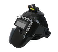 Casco per saldatura automatico, maschera di protezione professionale, oscuramento automatico, protezione dal calore, 130 °C, protezione dal calore, per professionisti del fai da te, display LCD da 227