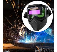 Casco per saldatura automatico variabile, visiera oscurante automatica, maschera