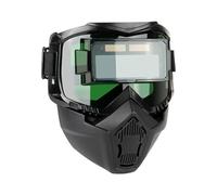 Casco per saldatura - Casco per Saldatura Grande Schermo | Maschera Oscuramento Automatico con Regolazione Sensibilità Protezione UV Visiera Resistente Uso Professionale
