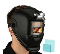 Casco per saldatura con oscuramento automatico e visiera regolabile con | Cappa saldatrice per cantiere automobilistico riparazione manutenzione fabbricazione costruzione officina garage