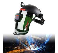 Casco per saldatura con oscuramento automatico, ombra ampia con sensore di ,