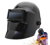 Casco per saldatura | Copricapo elettrico automatico con doppia protezione dal calore | Vestibilità regolabile per taglio metallico, levigatura, officina, riparazione di macchine