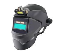 Casco Per Saldatura - PC, Cappuccio Per Saldatura True Color, Maschere Per Saldaturaa Leggere | Copricapo Auto-oscurante, Schermo LCD Oscurante Per Edilizia, Produzione Alimentare, Produzione Di Metal