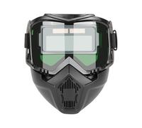 Casco per saldatura scurente per auto - Protezione del sudore rimovibile | Segnale di saldatura completamente automatico cambiato dalla luce per la lavorazione dei metalli di fabbrica, maschera per