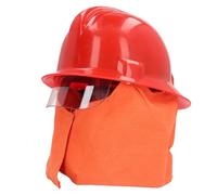 Casco per Vigili del Fuoco con Isolamento Ignifugo, Protezione Dagli Urti, Protezione del Collo, Buffer a 6 Strati e Ventilazione 'aria, per Operazioni di Salvataggio di Emergenza