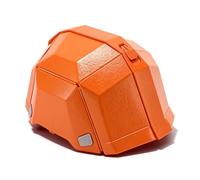 Casco Pieghevole da Esterno Casco di Sicurezza Regolabile Cappello di Protezione della Testa in Plastica Casco Sportivo Portatile Per L'addestramento di Scooter da Lavoro Aereo(Arancia)
