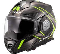Casco pieghevole LS2 FF901 Advant X Carbon Future II, giallo fluo, 2XL (63/64)