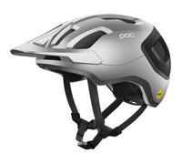 Poc axion race mips casco nero argento opaco
