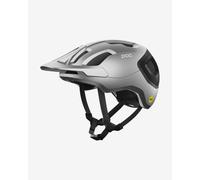 Poc axion race mips casco nero argento opaco