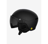 Casco POC Obex nero con lente a specchio Clarity nero - XS-S