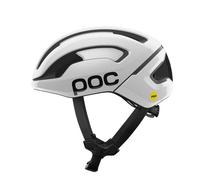 Casco da bici da strada POC Omne Air MIPS (Bianco Idrogeno/Nero Uranio Opaco con Logo) M (54-59 cm)