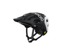Casco poc tectal race mips nero bianco