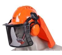 CASCO PROFESSIONALE VENTILATO NELLA PARTE SUPERIORE. PROTEZIONE ACUSTICA...
