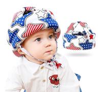 Casco protettivo anti-collisione a 360° per bambini, in cotone, protezione per la testa regolabile, da 6 a 36 mesi