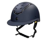 Casco protettivo Charles Owen Kylo Matt MIPS a visiera larga blu scuro - Cappelli da equitazione - Taglia: 55-58